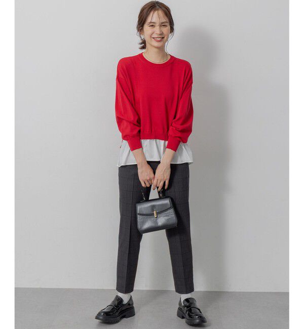 組曲「ストレッチクリアドッキング ニットプルオーバー」|ニット・セーター|