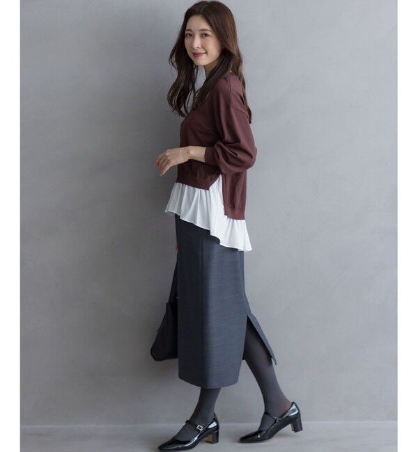 組曲「ストレッチクリアドッキング ニットプルオーバー」|ニット・セーター|