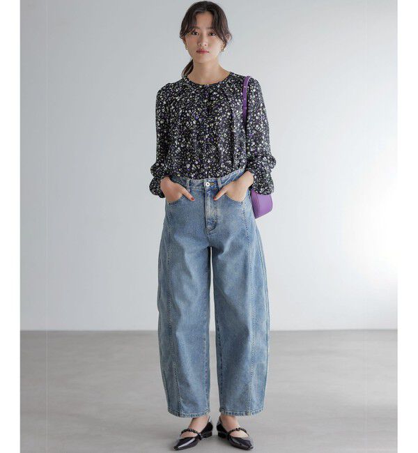 組曲「【加藤ローサさん着用】ライトデニムカーブパンツ」|デニム|