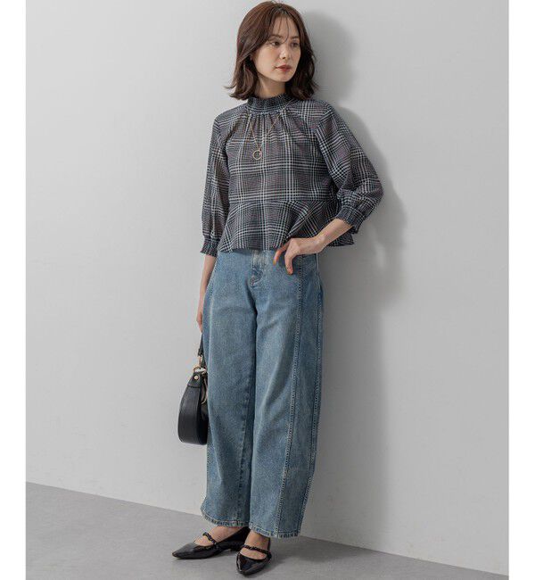 組曲「【加藤ローサさん着用】ライトデニムカーブパンツ」|デニム|