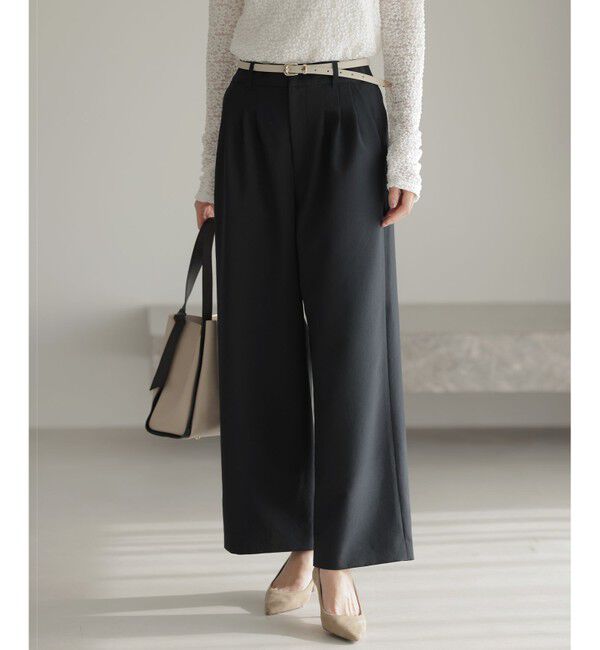 組曲「シュットクロスワイド パンツ」|その他|ネイビー系