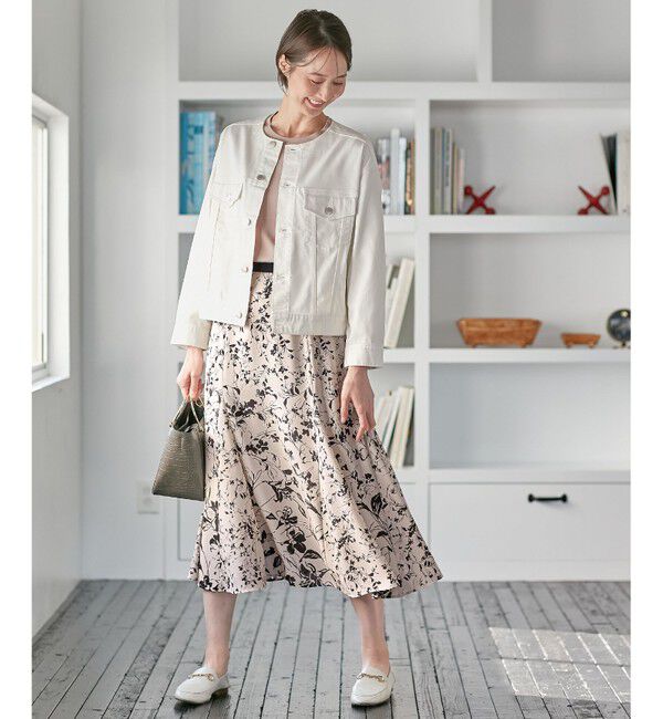 自由区「【ご好評につき追加生産・洗える】USUKARU DENIM ノーカラージャケット」|デニムジャケット|