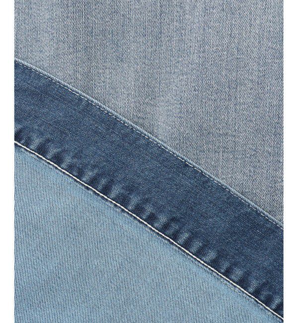 自由区「【ご好評につき追加生産・洗える】USUKARU DENIM ノーカラージャケット」|デニムジャケット|