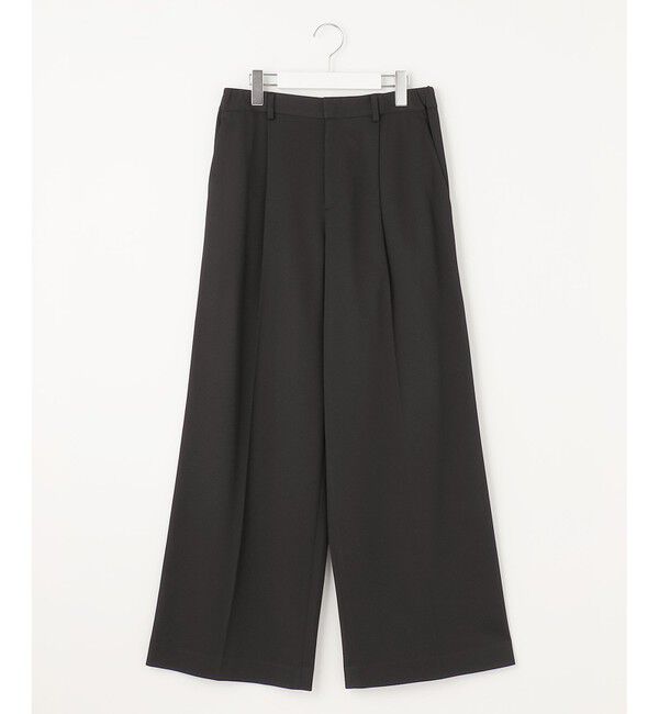 自由区「【洗える】ライトフィールジャージータックワイド パンツ」|その他|