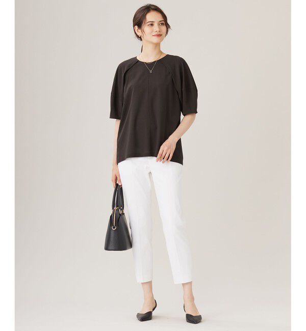 自由区「【接触冷感・UVカット・吸水速乾】シェルタリングオックステーパード パンツ」|その他|