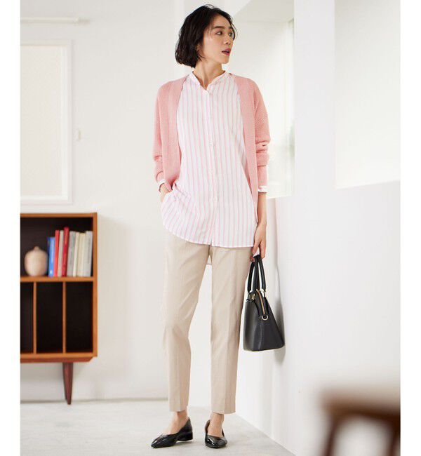 自由区「【接触冷感・UVカット・吸水速乾】シェルタリングオックステーパード パンツ」|その他|