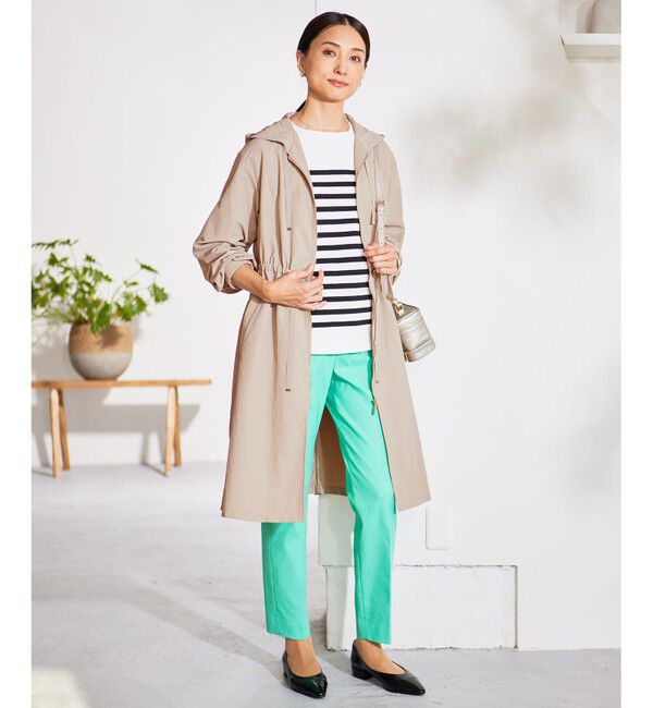 自由区「【接触冷感・UVカット・吸水速乾】シェルタリングオックステーパード パンツ」|その他|