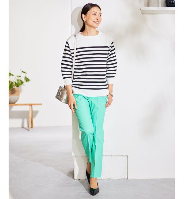 自由区「【接触冷感・UVカット・吸水速乾】シェルタリングオックステーパード パンツ」|その他|