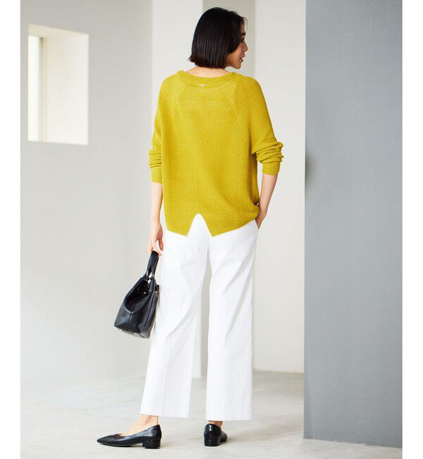 自由区「【接触冷感・UVカット・吸水速乾・洗える】シェルタリングオックスストレート パンツ」|その他|