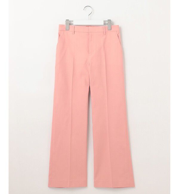 自由区「【接触冷感・UVカット・吸水速乾・洗える】シェルタリングオックスストレート パンツ」|その他|