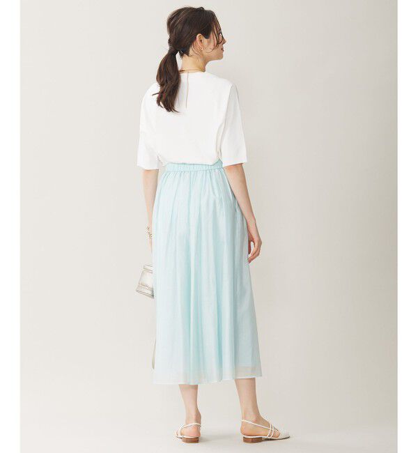 自由区「【接触冷感・UVカット・WEB限定カラーあり】クレープストレッチプルオーバー ニット」|ニット・セーター|