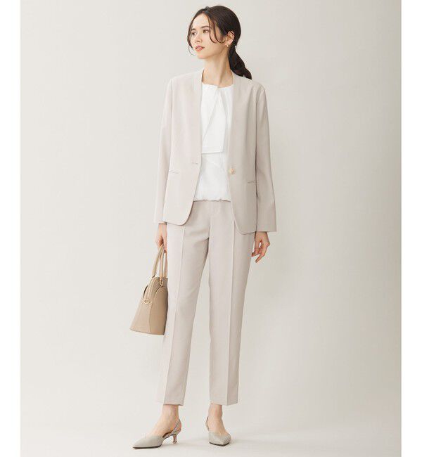 自由区「【セットアップ対応・UVカット・接触冷感・洗える】ライトストレッチテーパード パンツ」|その他|