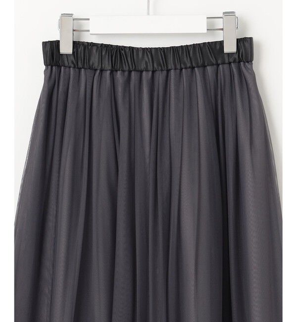 自由区「【洗える】チュールエンブロイダリー スカート」|スカート|