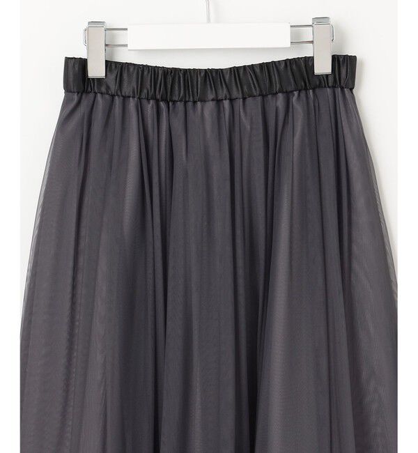 自由区「【洗える】チュールエンブロイダリー スカート」|スカート|