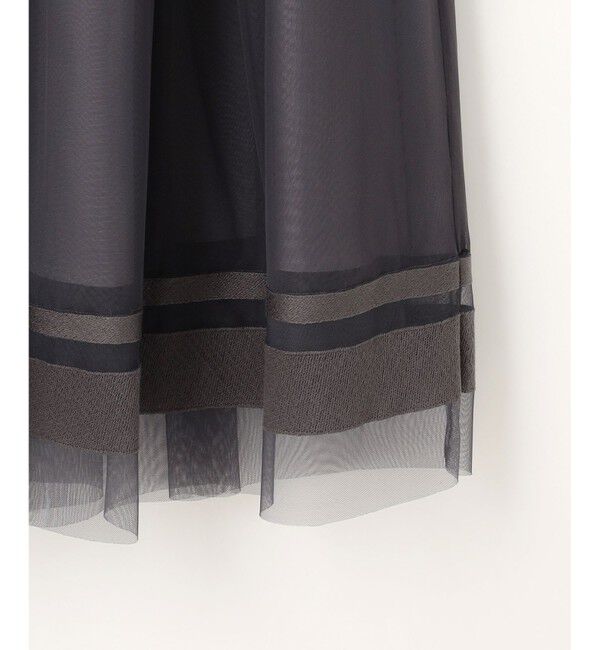 自由区「【洗える】チュールエンブロイダリー スカート」|スカート|