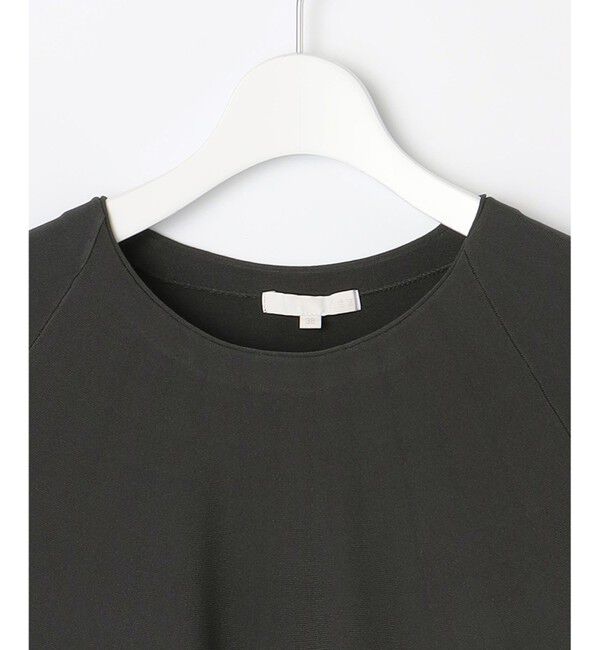 自由区「【接触冷感・UVカット・洗える】クレープストレッチAライン ニット」|ニット・セーター|