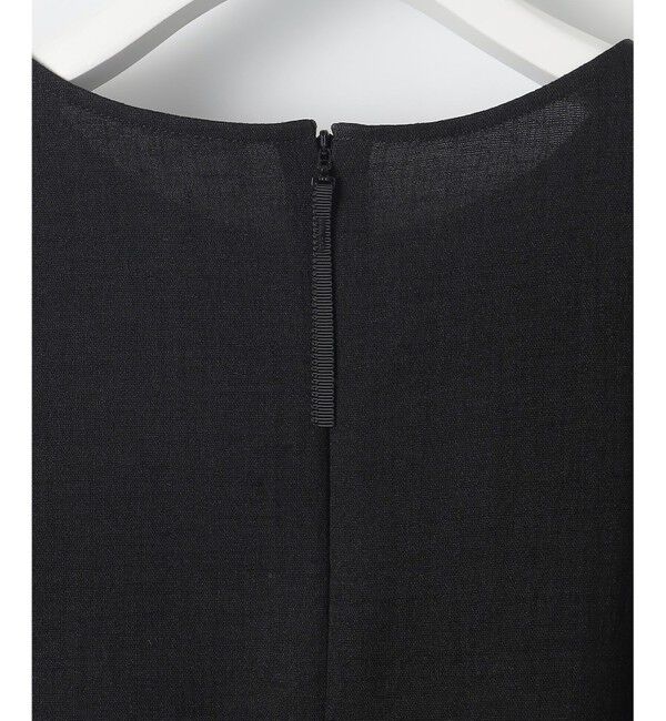 自由区「【セットアップ対応・接触冷感・UVカット・洗える】ライトリネンライク Tブラウス」|シャツ・ブラウス|