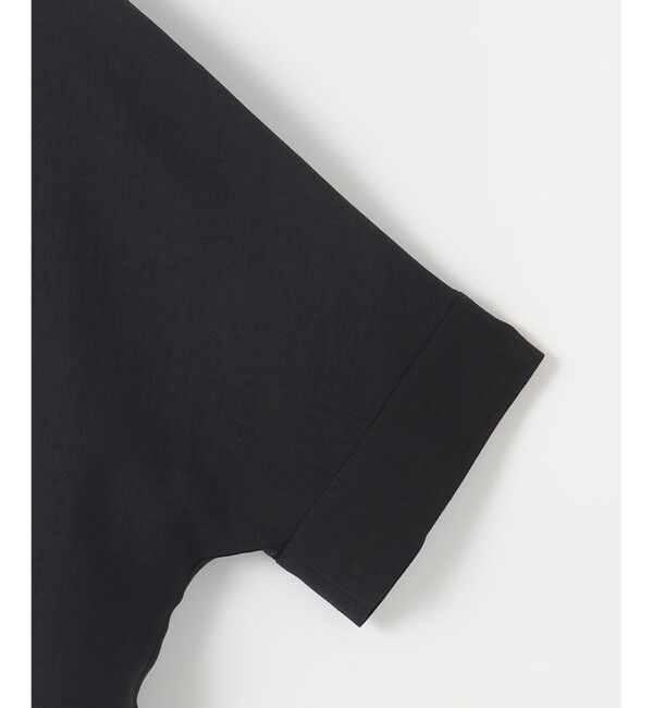 自由区「【セットアップ対応・接触冷感・UVカット・洗える】ライトリネンライク Tブラウス」|シャツ・ブラウス|