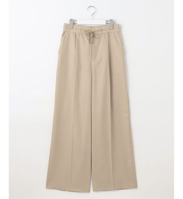 自由区「フルダルスパンマイクロピーチワイドストレート パンツ」|その他|