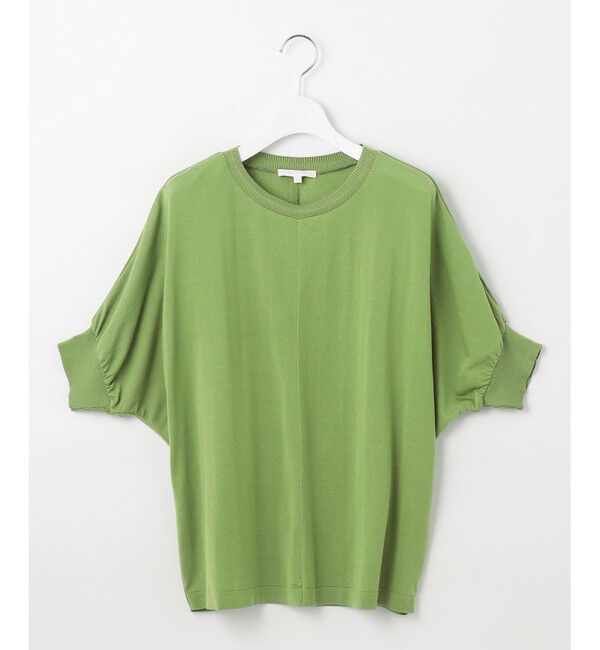 自由区「ドレーピードルマンスリーブ ニットソー」|Tシャツ・カットソー|