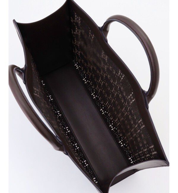 自由区「【カタログ掲載・巾着袋付き・A4サイズ収納可】パンチングレース トート」|トートバッグ|