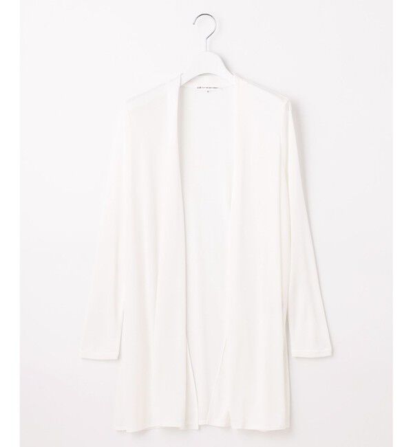 23区「【UVケア/接触冷感】マルチ機能 シアー ロング カーディガン」|カーディガン|