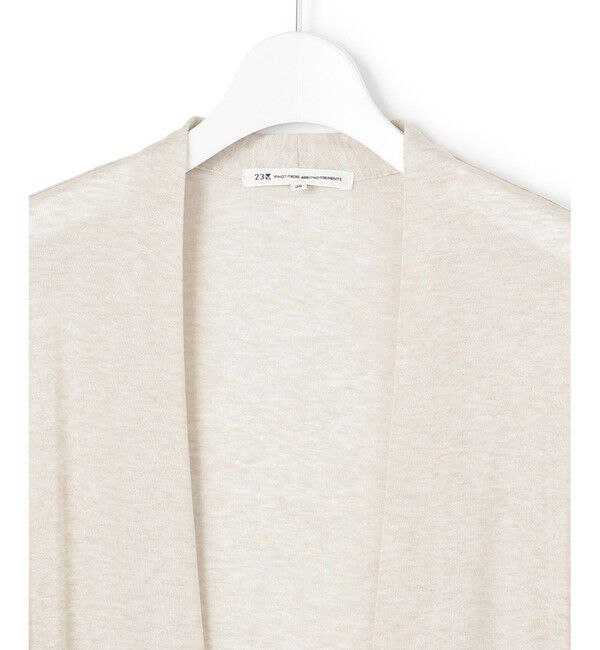 23区「【UVケア/接触冷感】マルチ機能 シアー ロング カーディガン」|カーディガン|