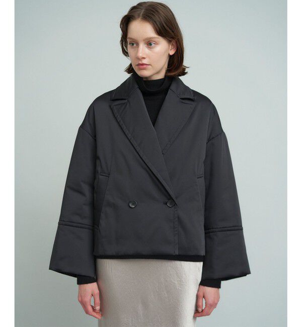 23区「【SACRA】パディングタフタ ショートコート」|ダウン|