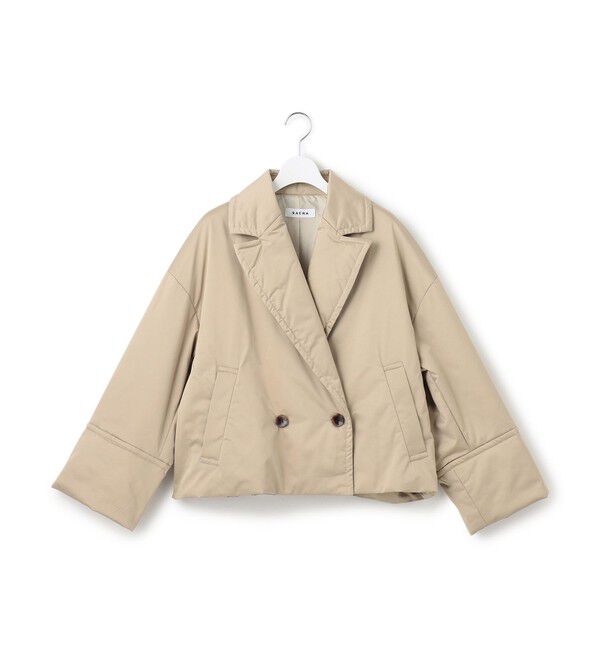 23区「【SACRA】パディングタフタ ショートコート」|ダウン|