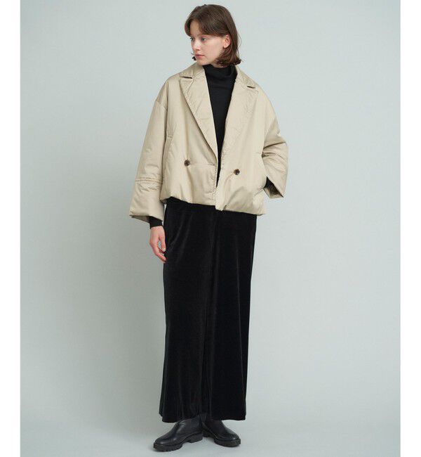 23区「【SACRA】パディングタフタ ショートコート」|ダウン|