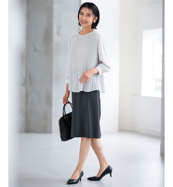 23区「【セットアップ対応】ラフィーネウール タイトスカート」|スカート|