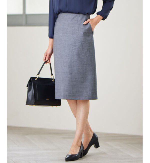 23区「【セットアップ対応】ラフィーネウール タイトスカート」|スカート|ｸﾞﾚｰﾐﾆ