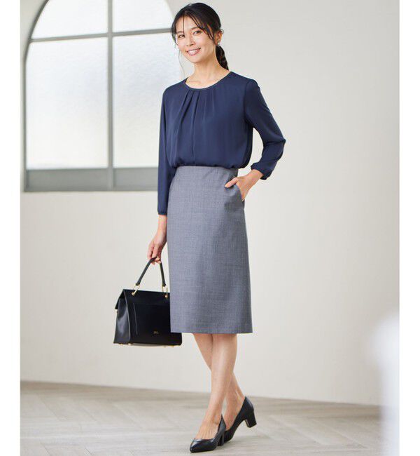 23区「【セットアップ対応】ラフィーネウール タイトスカート」|スカート|