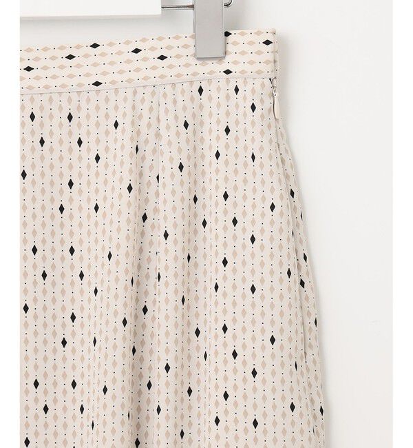 23区「【洗える】バックサテンアムンゼンレユールダイヤプリント スカート」|スカート|