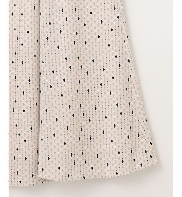 23区「【洗える】バックサテンアムンゼンレユールダイヤプリント スカート」|スカート|