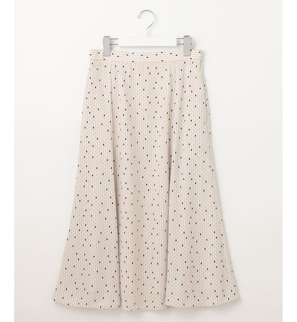 23区「【洗える】バックサテンアムンゼンレユールダイヤプリント スカート」|スカート|