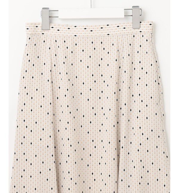 23区「【洗える】バックサテンアムンゼンレユールダイヤプリント スカート」|スカート|