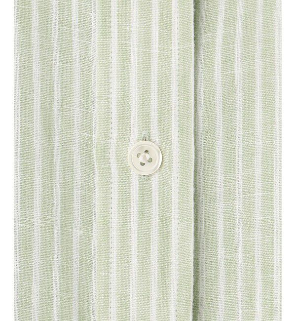 23区「【洗える】LIBECO バンドカラー シャツ」|シャツ・ブラウス|