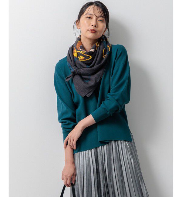 23区「【洗える】ヴィスコースストレッチ ミラノリブ ニット」|ニット・セーター|ﾀﾞｰｸｸﾞ