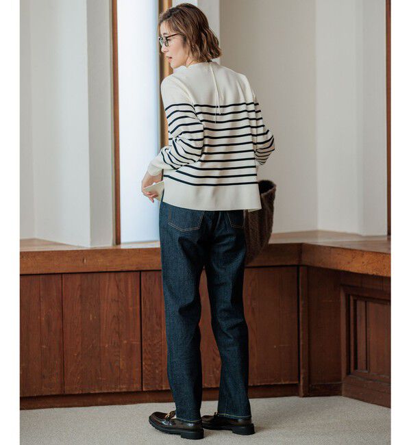 23区「【洗える】ヴィスコースストレッチ ミラノリブ ニット」|ニット・セーター|