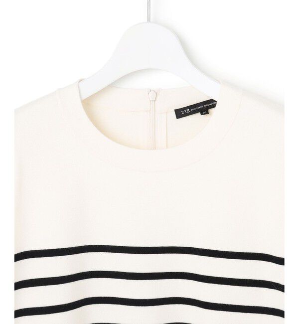 23区「【洗える】ヴィスコースストレッチ ミラノリブ ニット」|ニット・セーター|