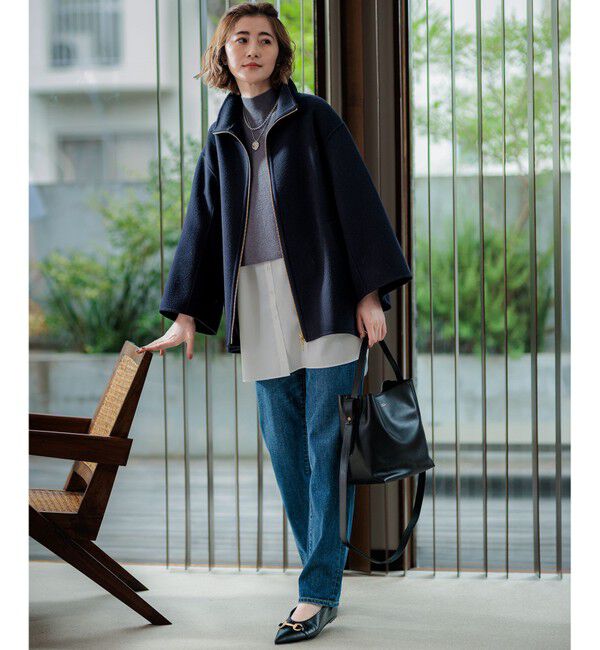 23区「【洗える】レイヤードコンビ ニット」|ニット・セーター|