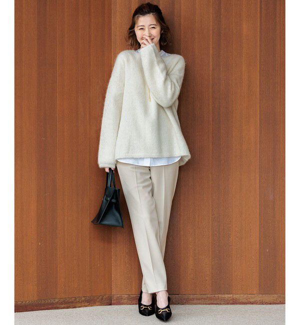 23区「ブラッシュドアルパカ ニット」|ニット・セーター|