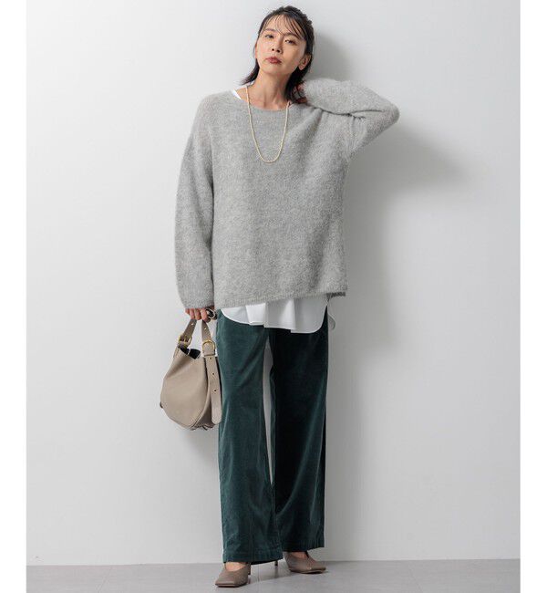 23区「ブラッシュドアルパカ ニット」|ニット・セーター|