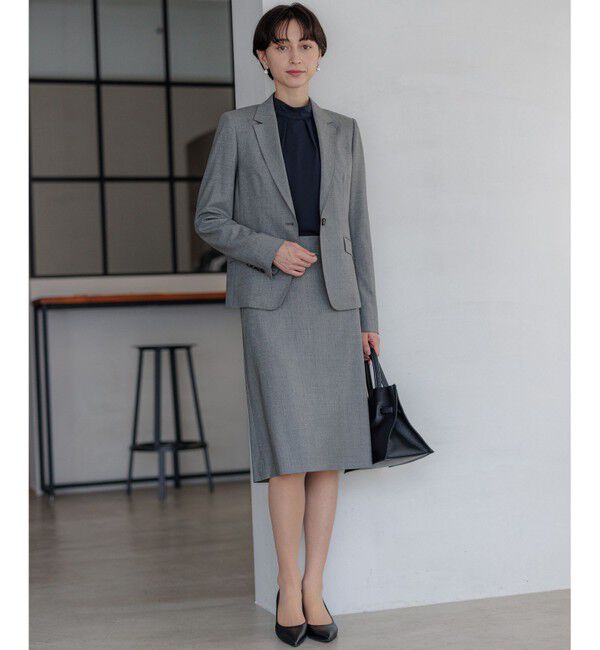 23区「【セットアップ対応】ラフィーネウール 一つ釦 ジャケット」|テーラードジャケット|