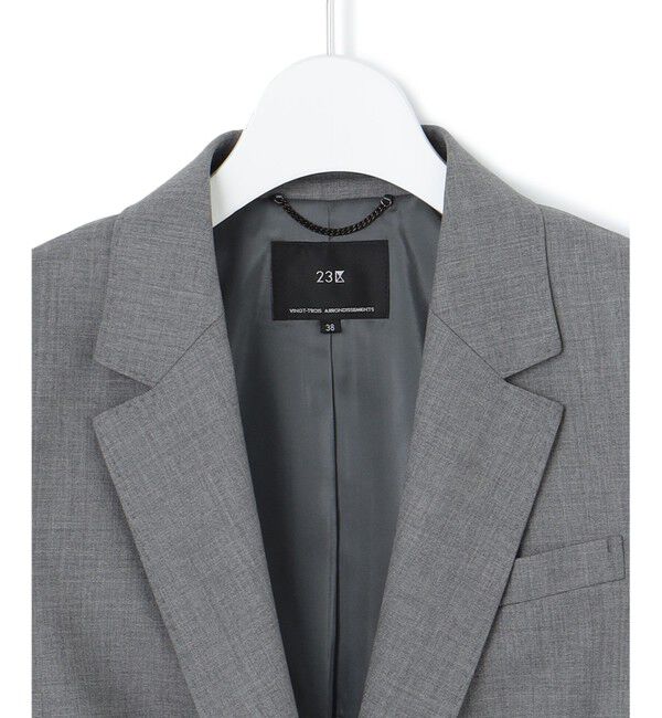 23区「【セットアップ対応】ラフィーネウール 一つ釦 ジャケット」|テーラードジャケット|