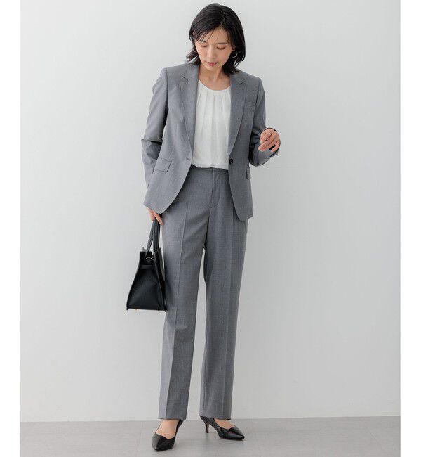 23区「【セットアップ対応】ラフィーネウール 一つ釦 ジャケット」|テーラードジャケット|