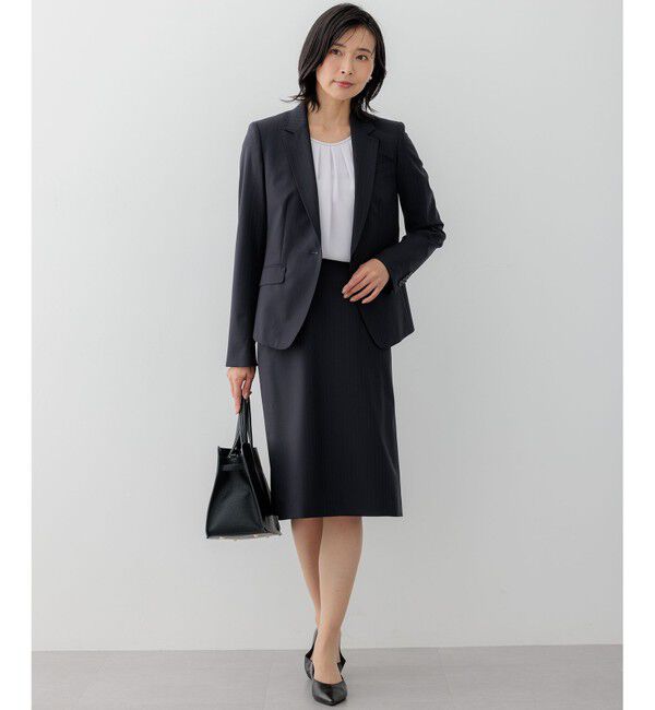 23区「【セットアップ対応】ラフィーネウール 一つ釦 ジャケット」|テーラードジャケット|