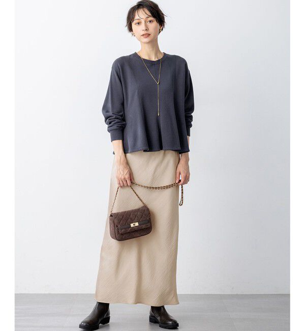 23区「【SLOW/一部店舗限定】好評につき追加生産！ハイゲージテリー スウェット デザイン カットソー」|Tシャツ・カットソー|