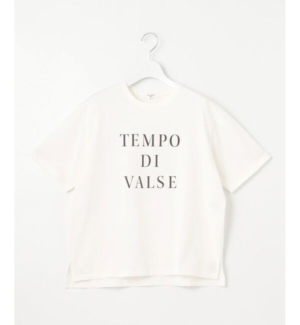 23区「【SLOW/一部店舗限定】MVSコットン  ロゴTシャツ」|Tシャツ・カットソー|